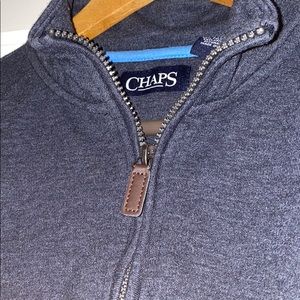 Chaps Navy Blue Quarter Zip
